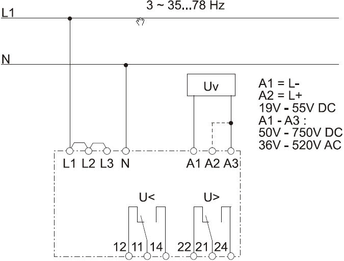 XU2AC Wechselspannungsschutz