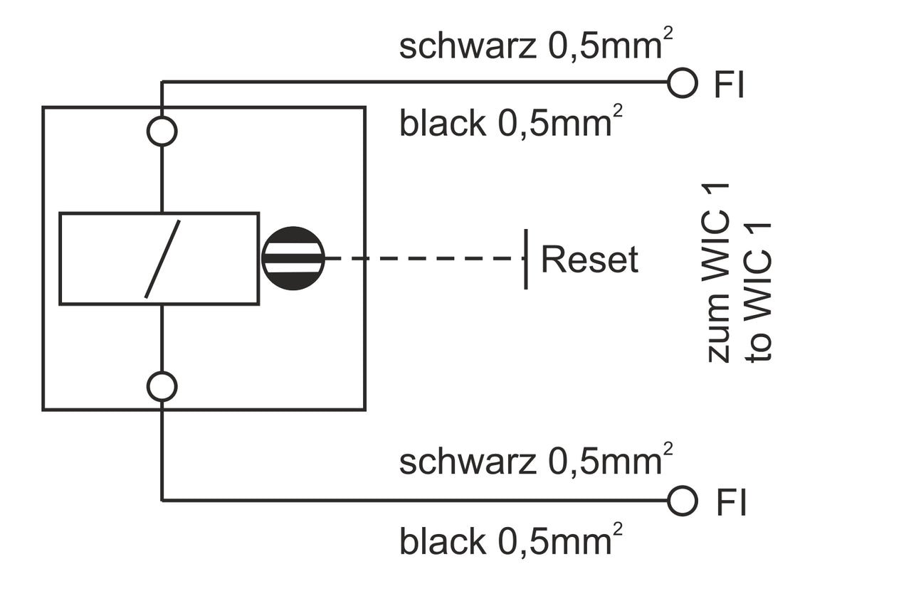 WI1SZ4 Mechanische Auslöse-Anzeige