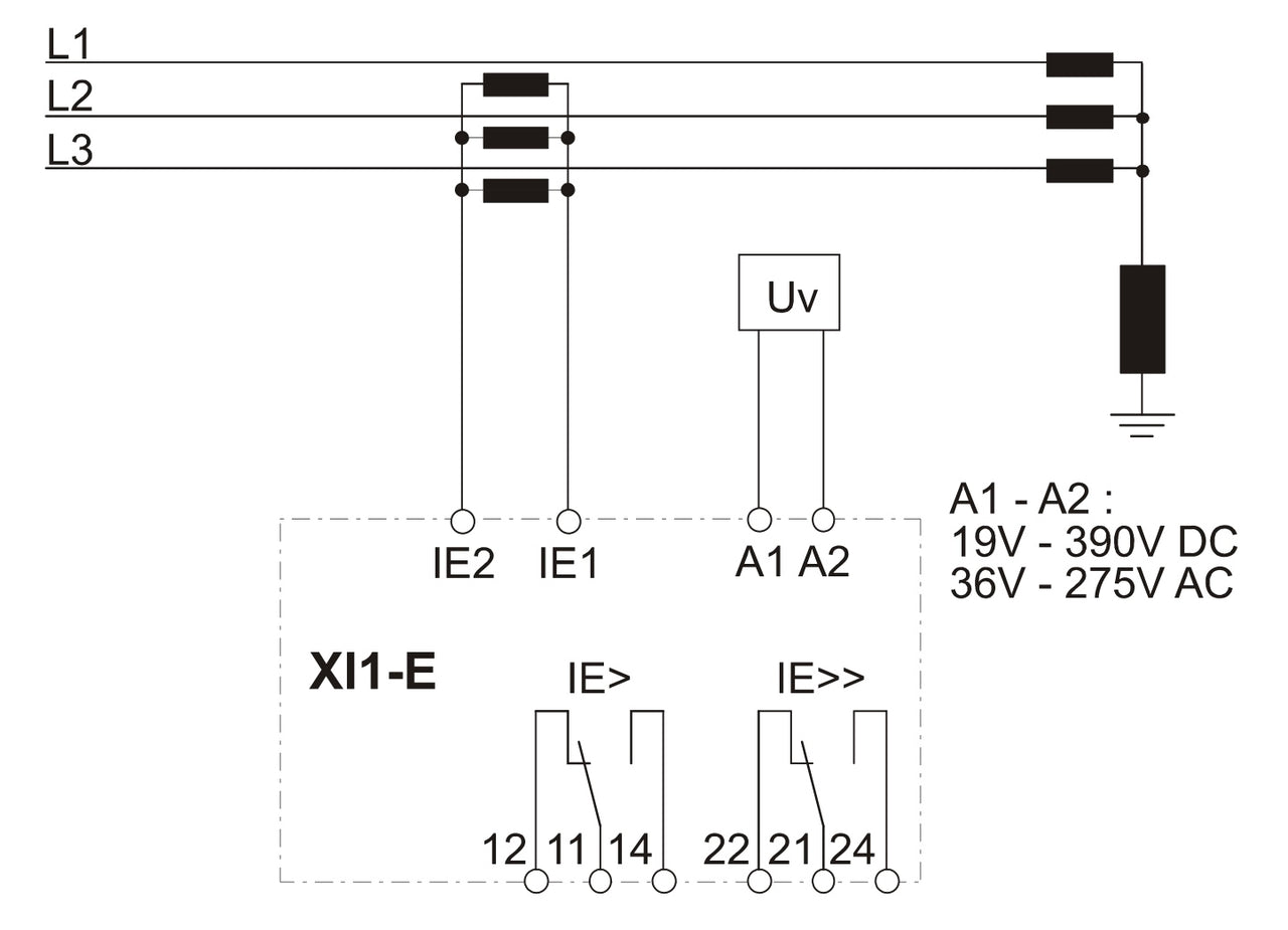 XI1E Erdschlussschutz