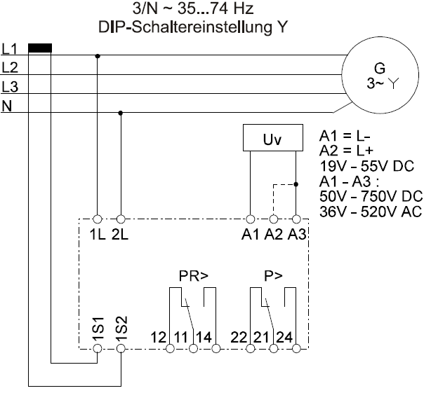 XP2R Leistungs- und Leistungsrichtungsschutz